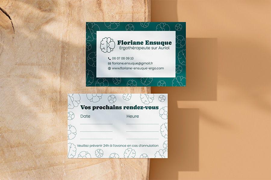 Floriane_Carte_Option1 Carte de visite Floriane Ensuque ergothérapeute